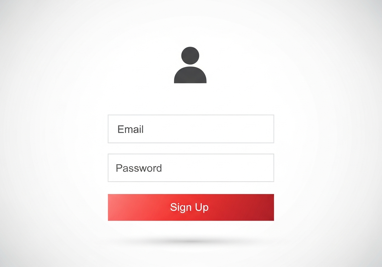 Quick signup in seconds