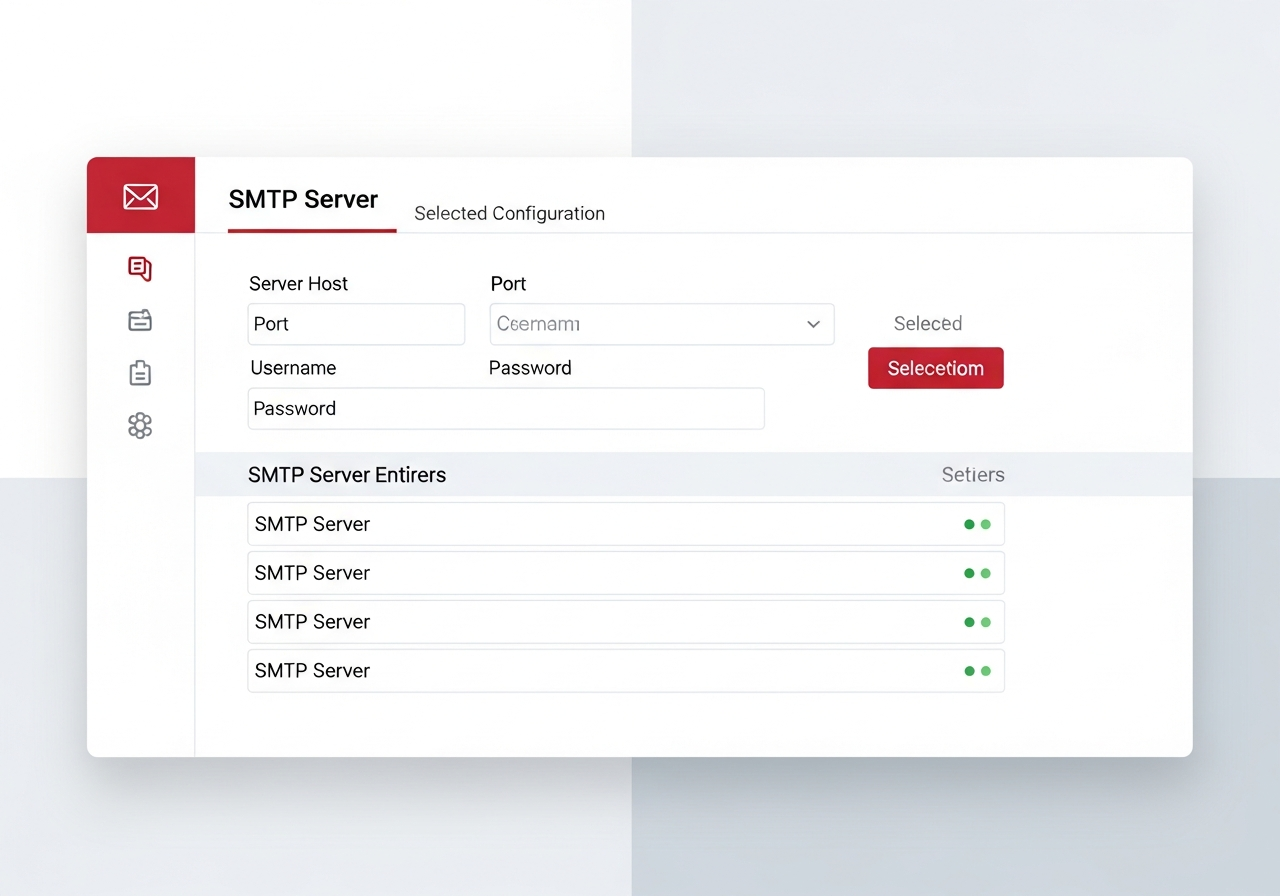 SMTP Configuration Panel